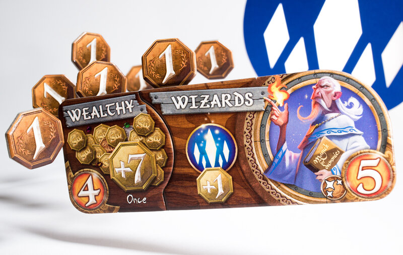 Game Board with Tokens