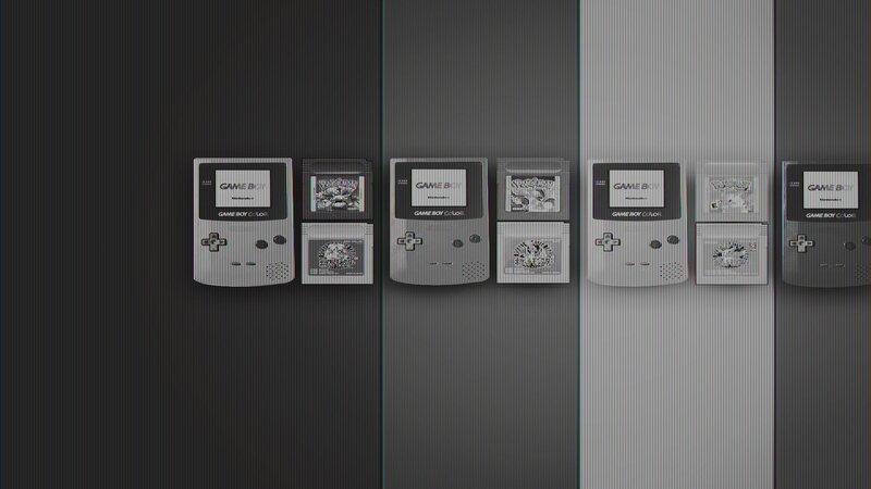 Game Boy Color Consoles — Black, Retro