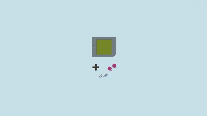 Game Boy console illustration