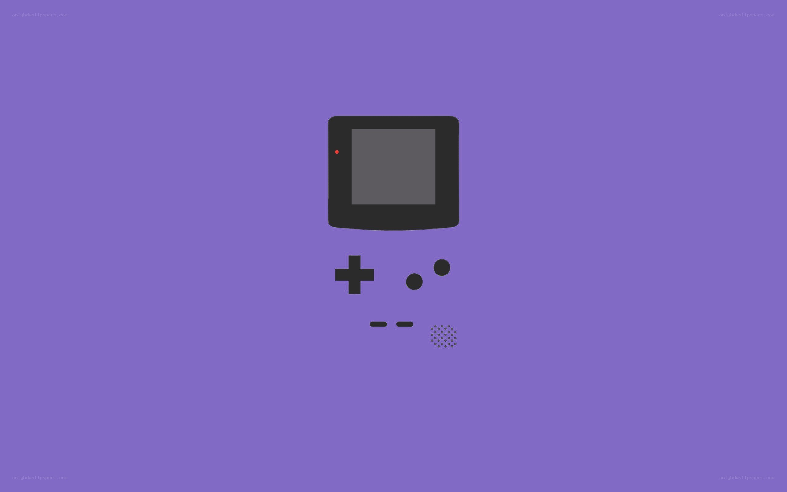Game Boy icon on purple