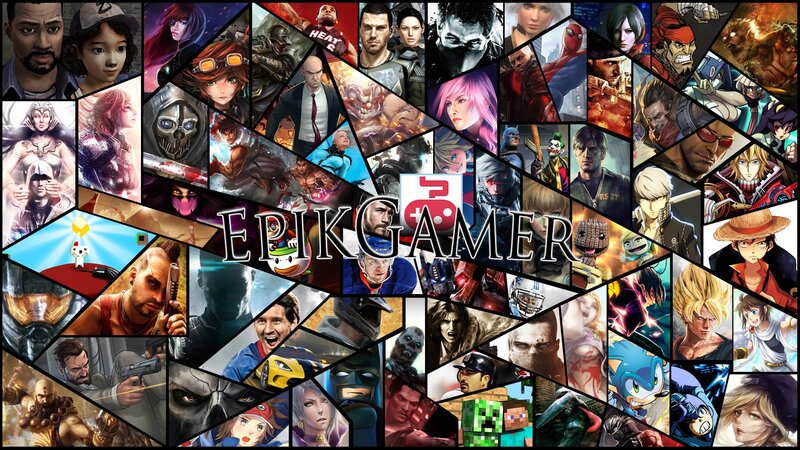 Game Character Collage
