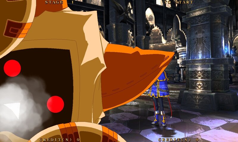 game character in castle