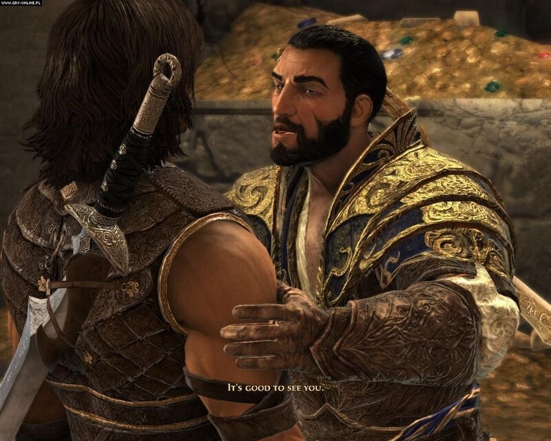 game character interaction scene