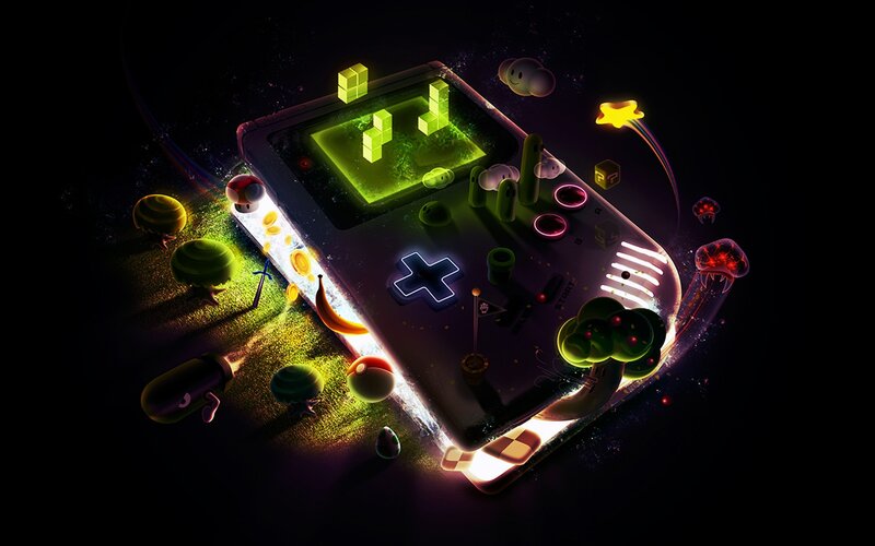 Game Console with Characters