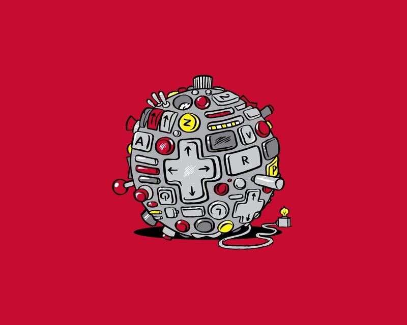 game controller bomb