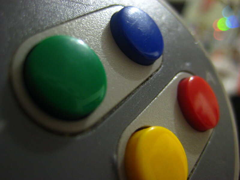 Game Controller Buttons — Green