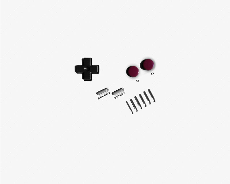 Game Controller Buttons — White