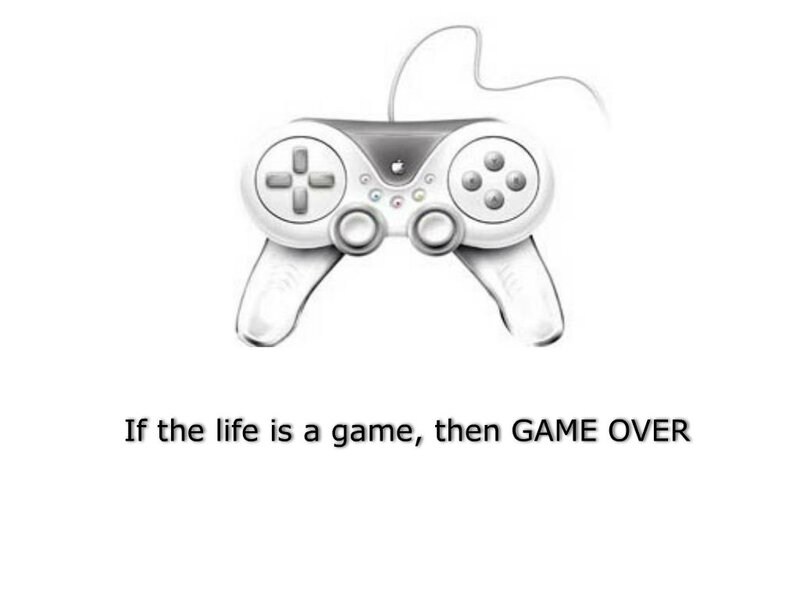 game controller with text