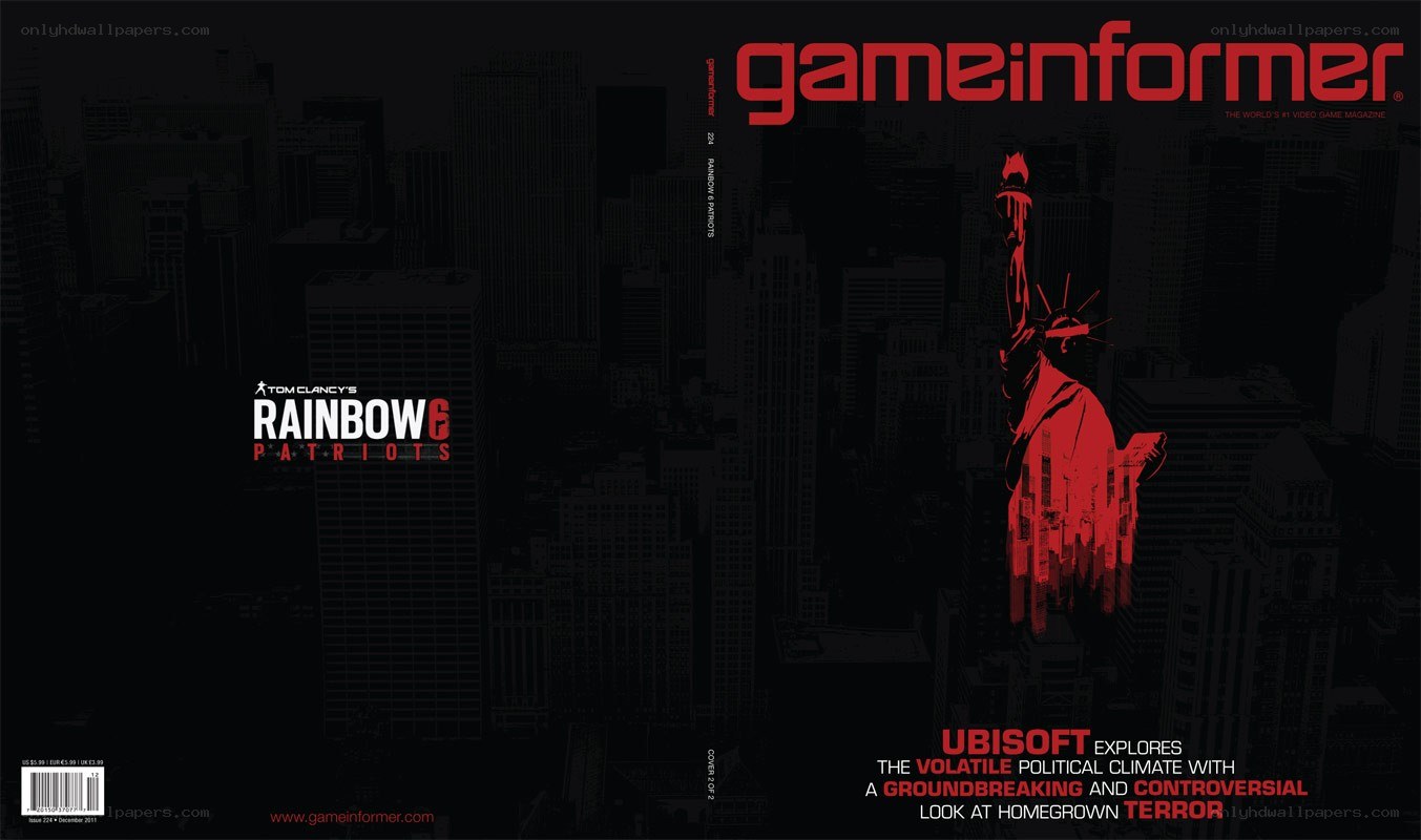 Game Informer cover featuring Rainbow Six Patriots