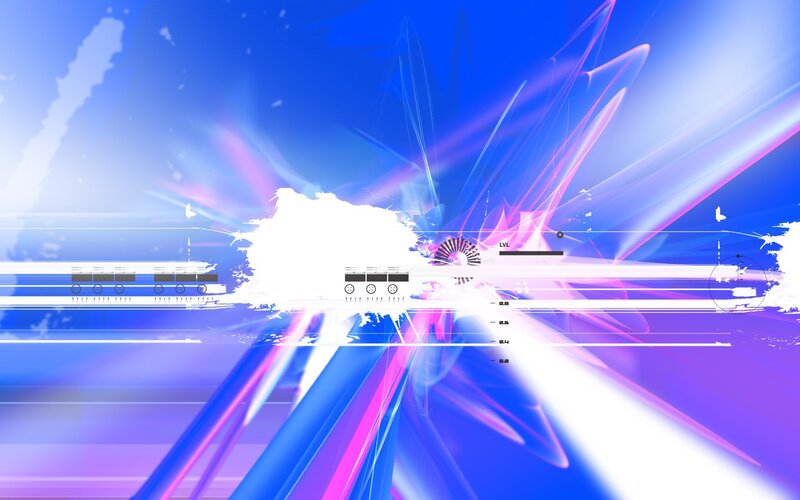 Game Interface with Abstract Background