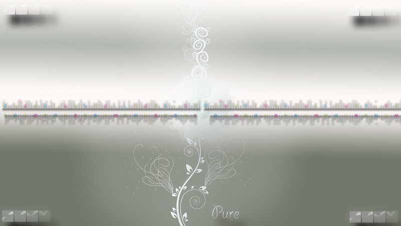 Game Interface with Floral Design