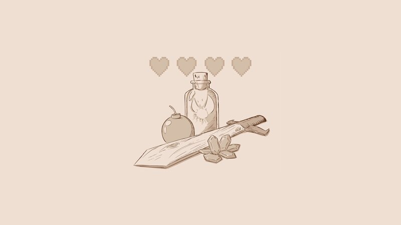 Game Inventory Items — Beige