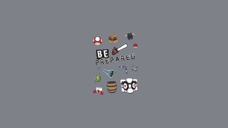 Game Items Around Text