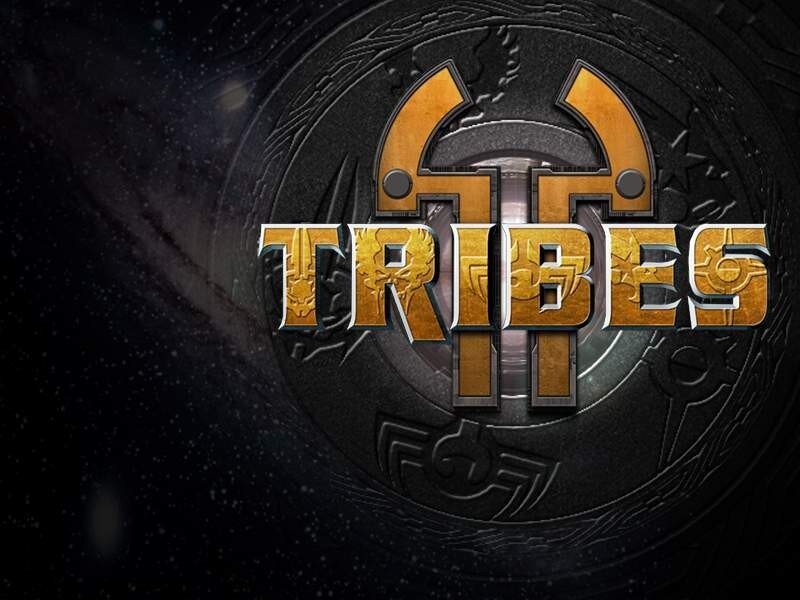 Game Logo on Dark Background — Black