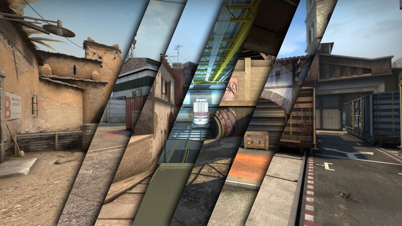 Game Map Collage