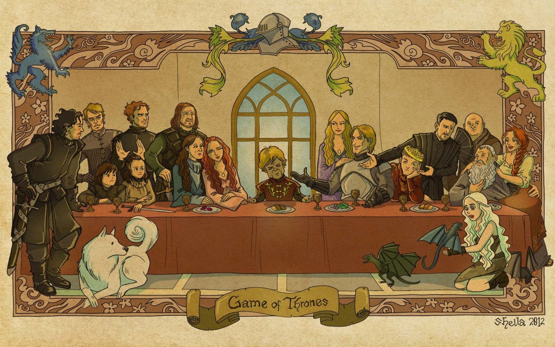 Game of Thrones dinner scene