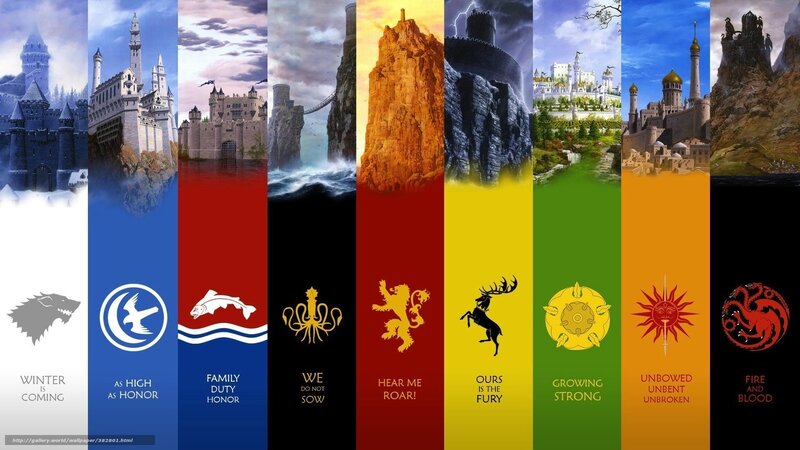 Game of Thrones House Sigils