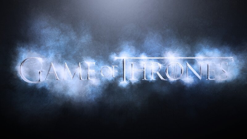 Game of Thrones Logo — Blue, Dramatic