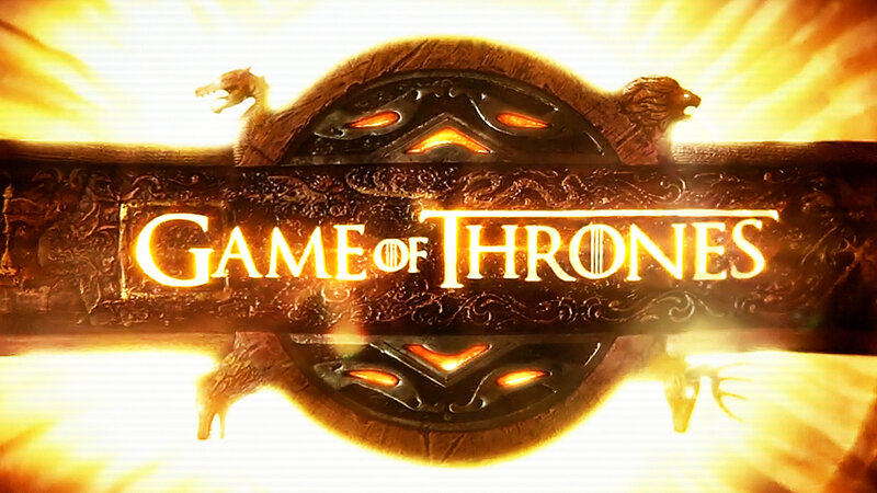 Game of Thrones Logo — Gold, Dramatic