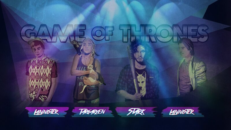 Game of Thrones parody art
