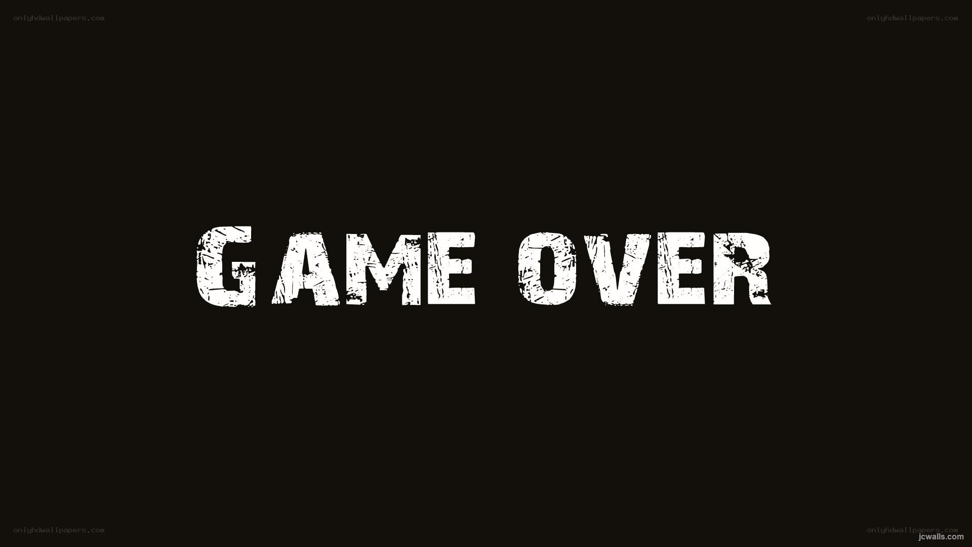 Game Over screen