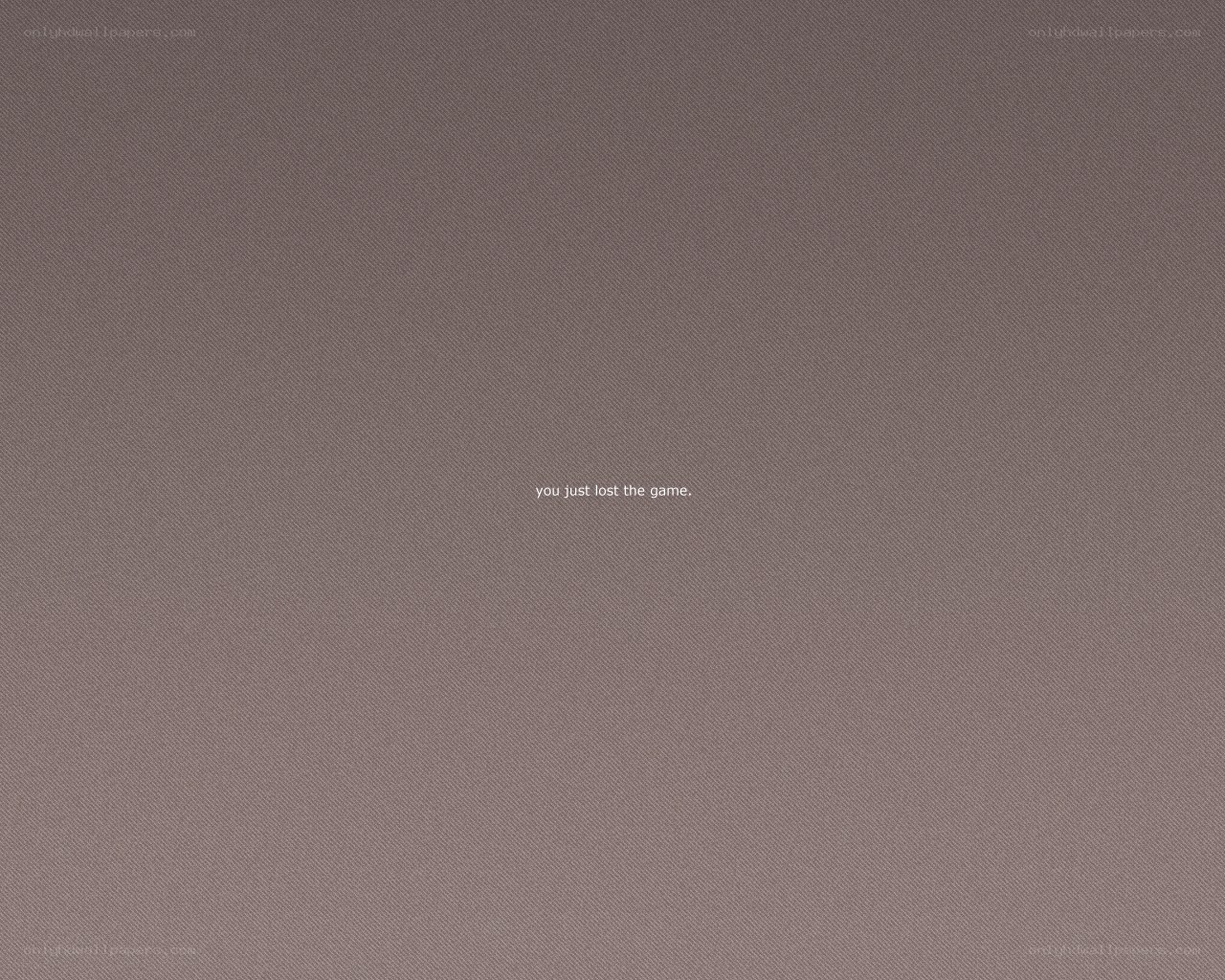 game over screen