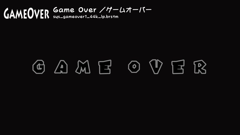Game over Screen — Black, Neutral, Minimalist