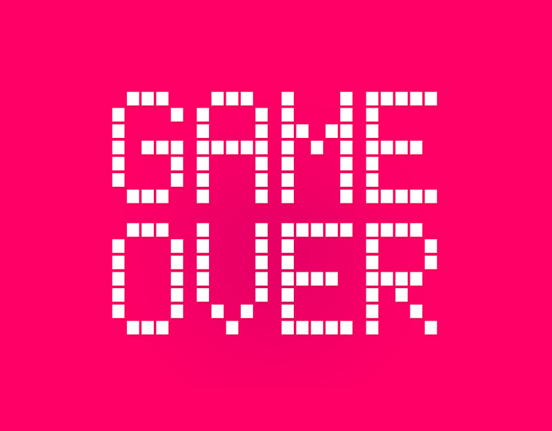 Game over Text