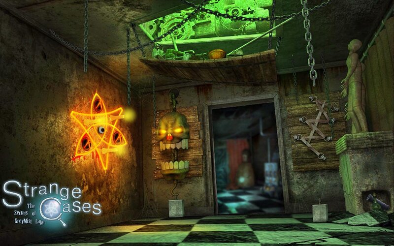 Game Room with Skull