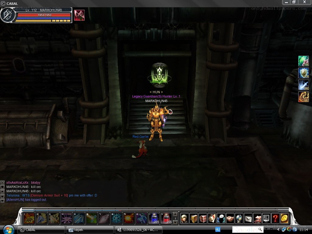 game screenshot with character