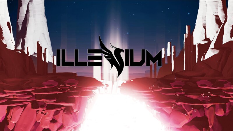 Game Title Logo — Red, Dramatic, Night