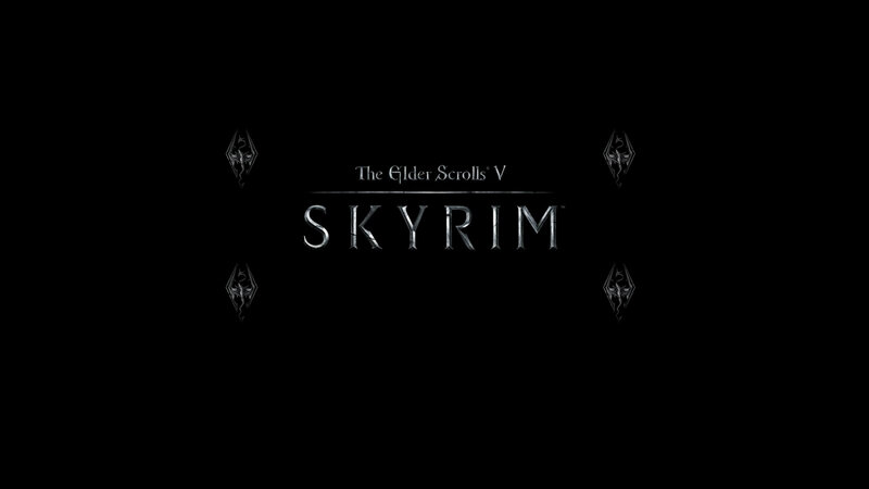 Game Title Screen — Black, Dramatic
