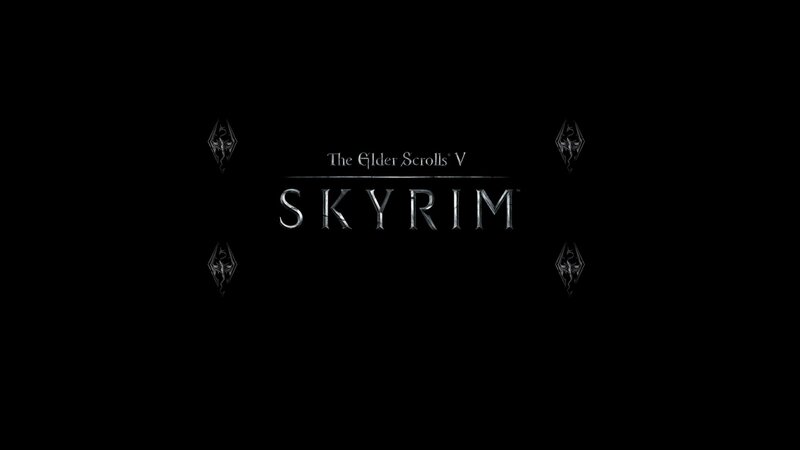 Game Title Screen — Black