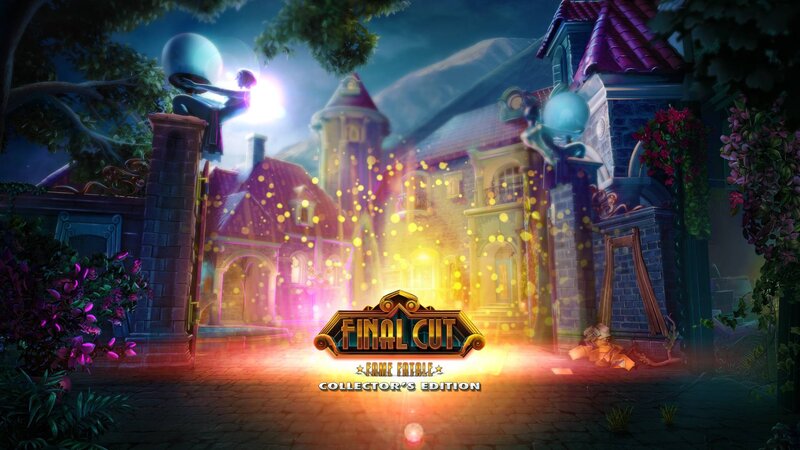 Game Title Screen — Purple