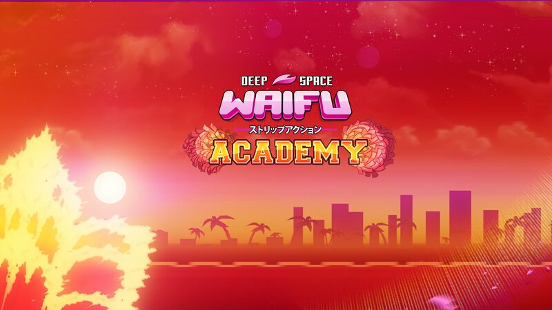 Game Title Screen — Red, Dramatic