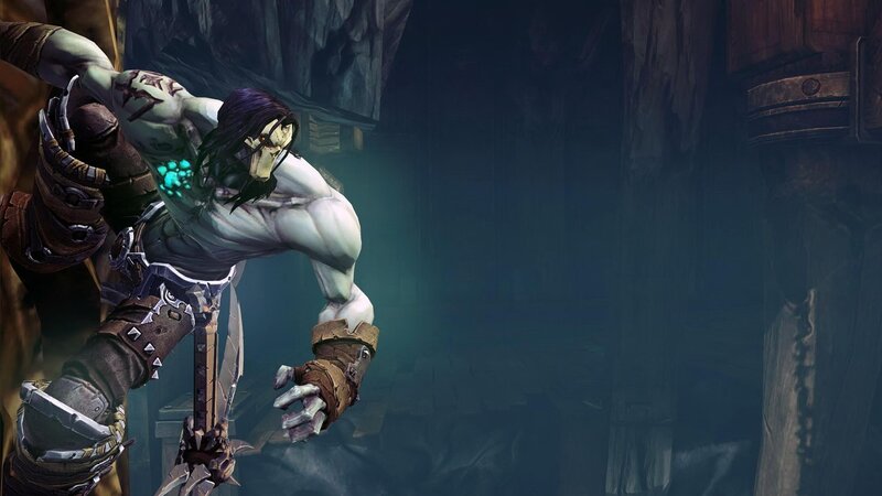 gaming character in dark dungeon