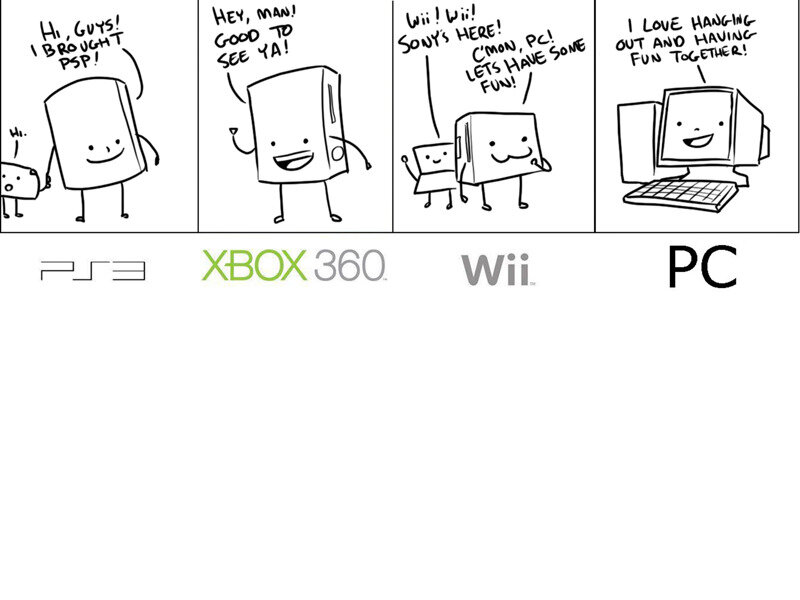 gaming console friends comic