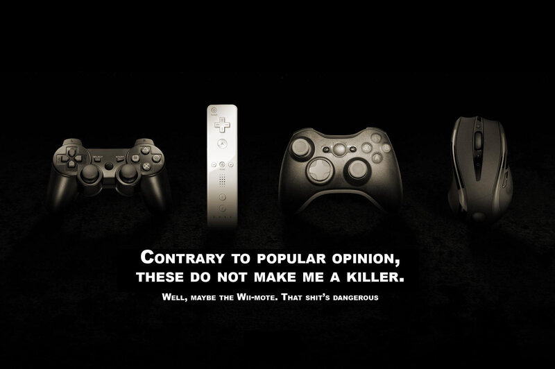 gaming controllers humor