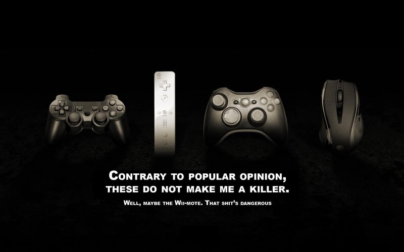 gaming controllers humor