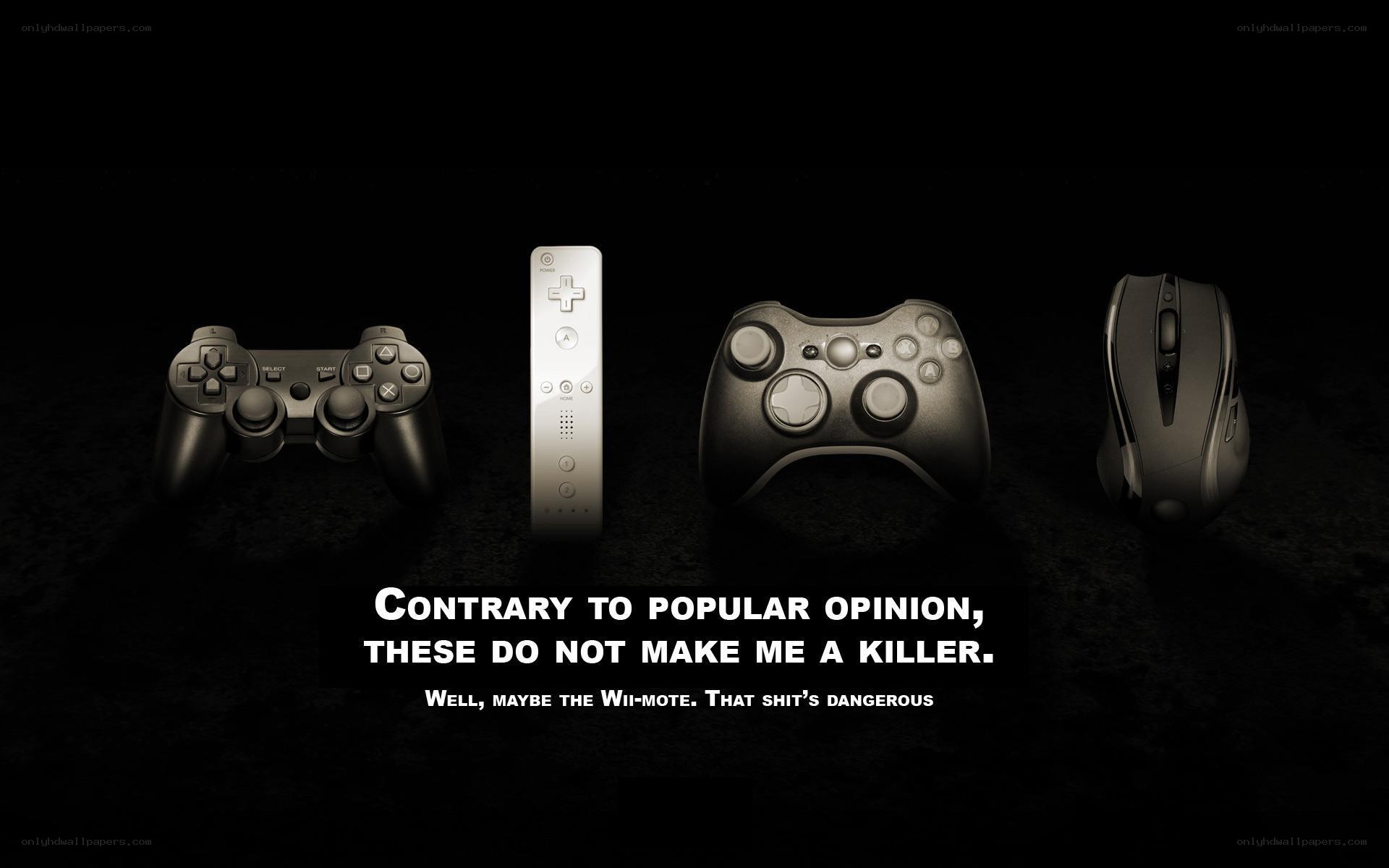 gaming controllers humor