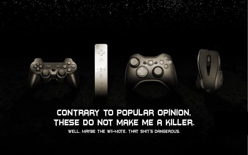 gaming controllers with quote