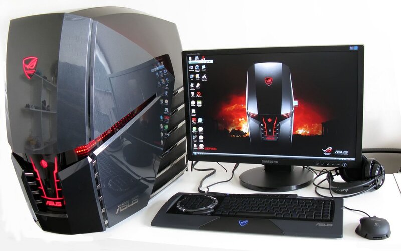 Gaming Desktop Setup — Black