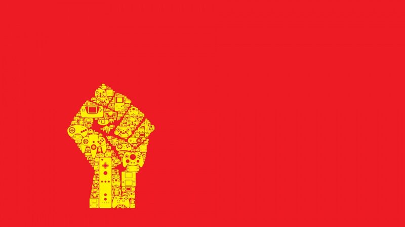 gaming fist mosaic