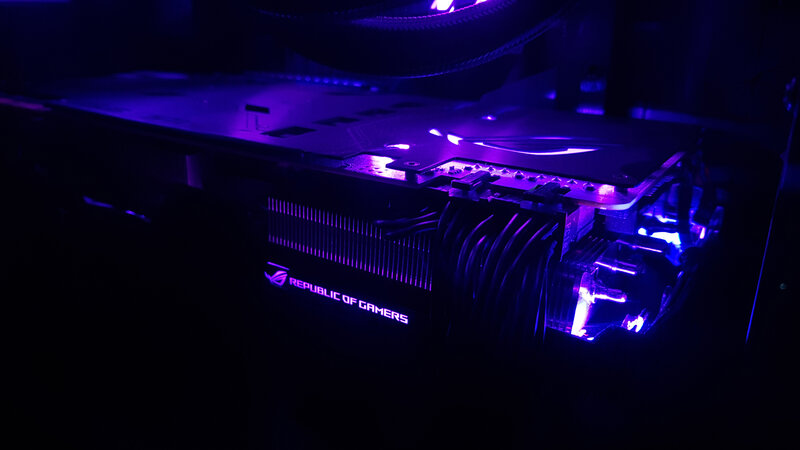 Gaming Graphics Card — Purple