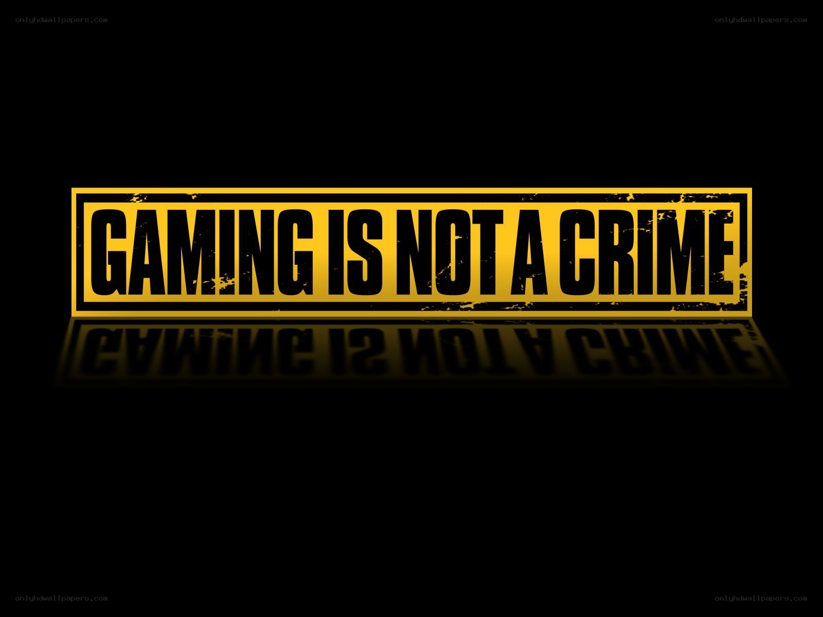 Gaming Is Not a Crime