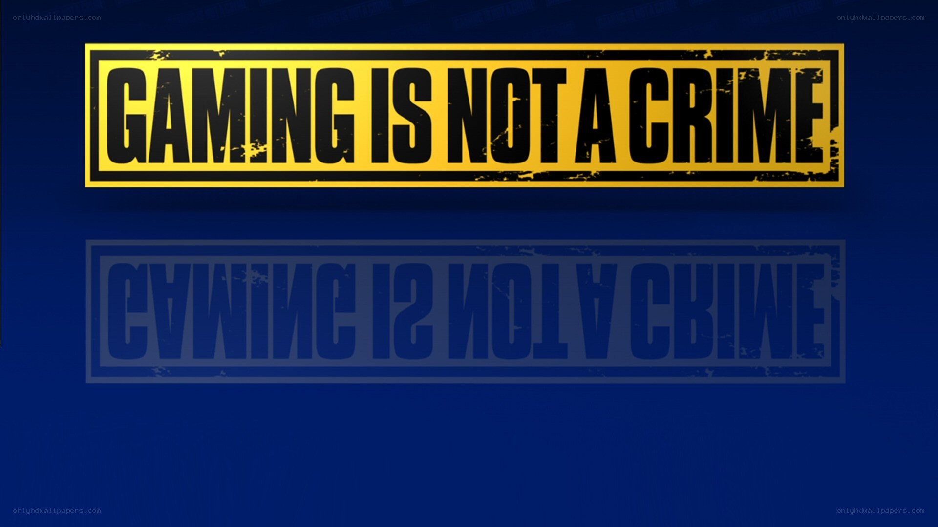 Gaming is not a crime