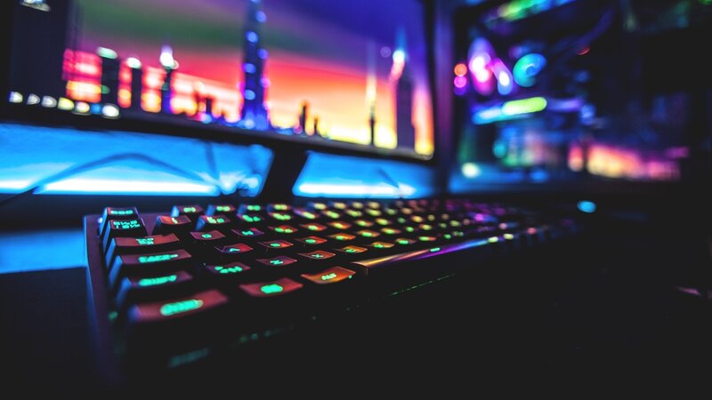 Gaming Keyboard Setup — Black