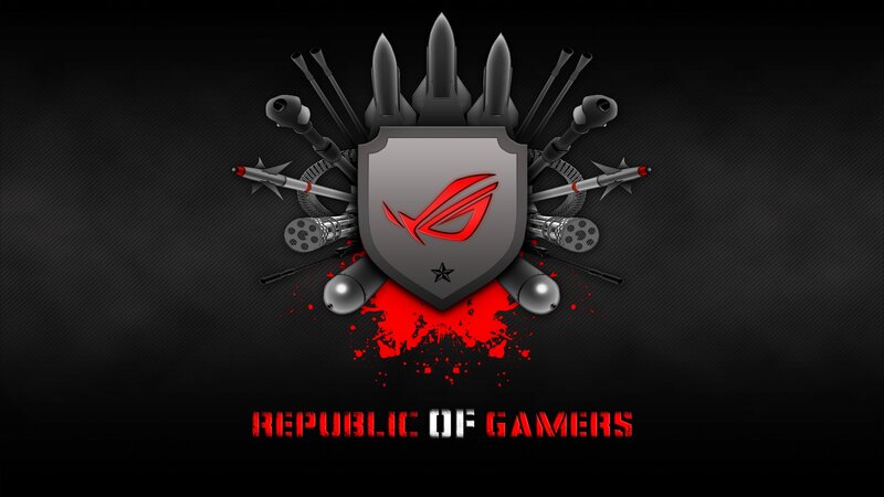 Gaming Logo with Weapons