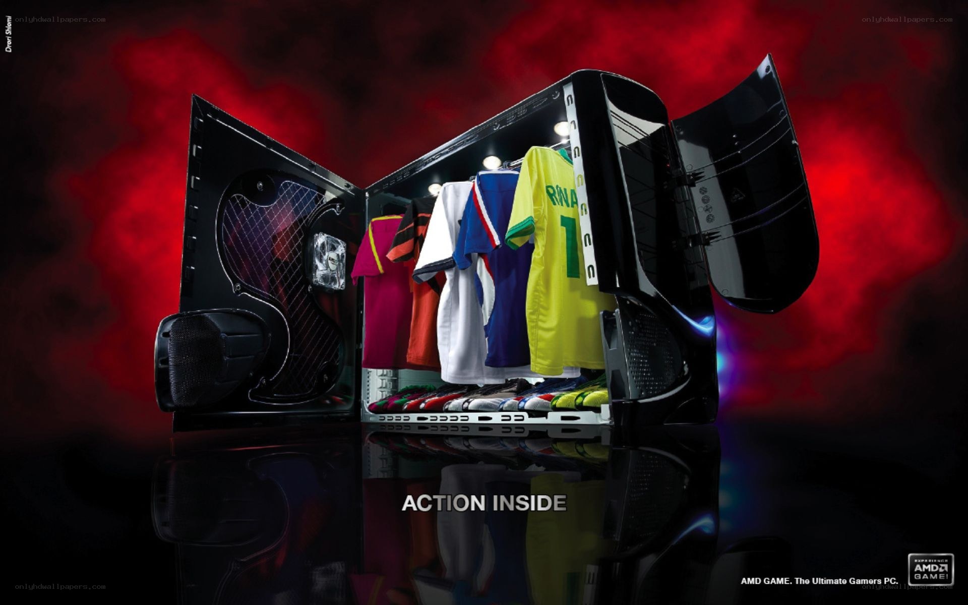 gaming pc with jerseys