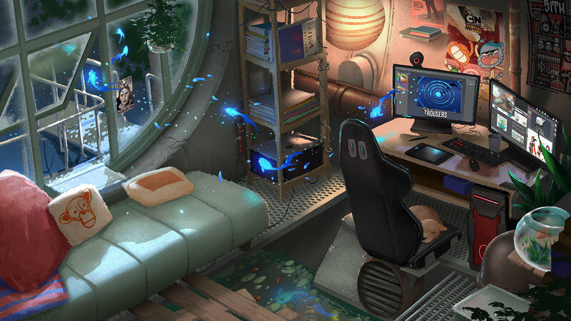 Gaming Room Interior